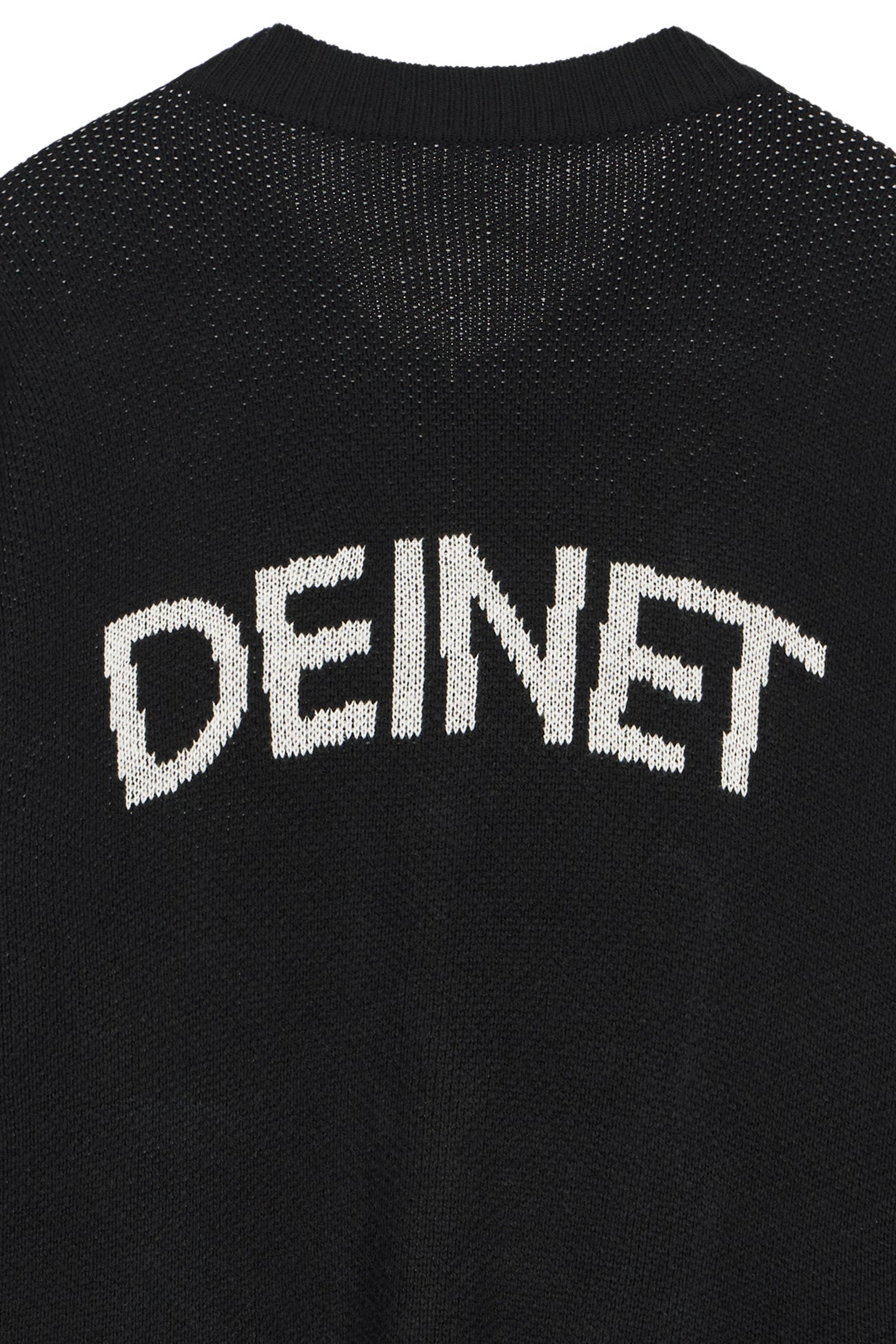 Deinet - D Jacquard Long Knit Zip-Up (Black) product image 15 | TRAB K-Fashion Australia