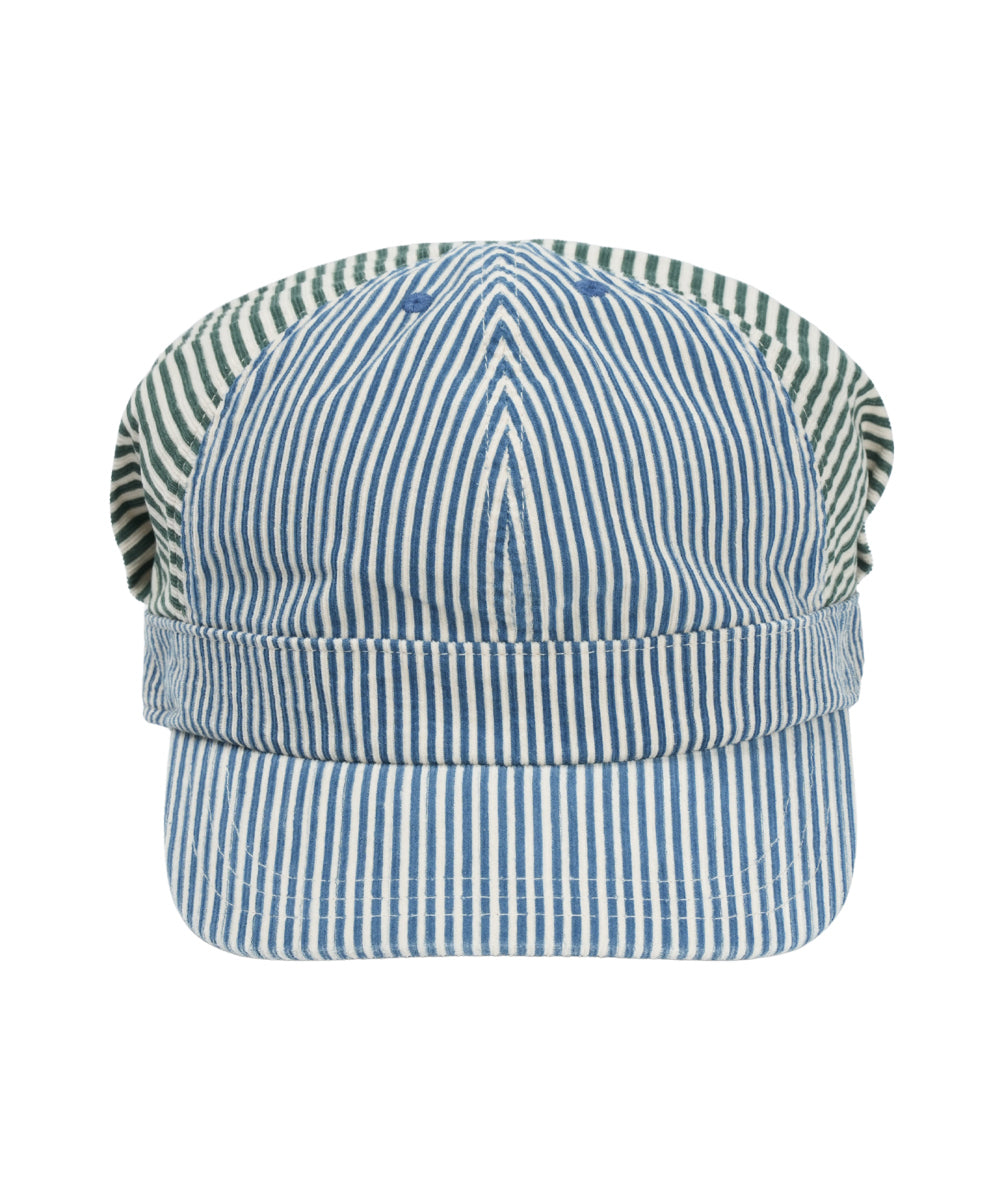 Coyseio - Striped Pintuck Puff Cap (Green) product image 11 | TRAB K-Fashion Australia