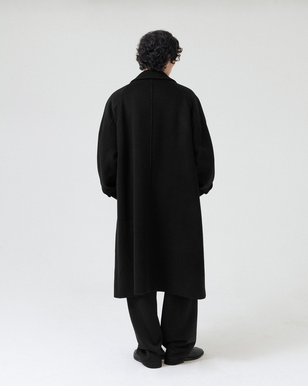 Brownyard - Balmacaan Coat (Black) product image 4 | TRAB K-Fashion Australia