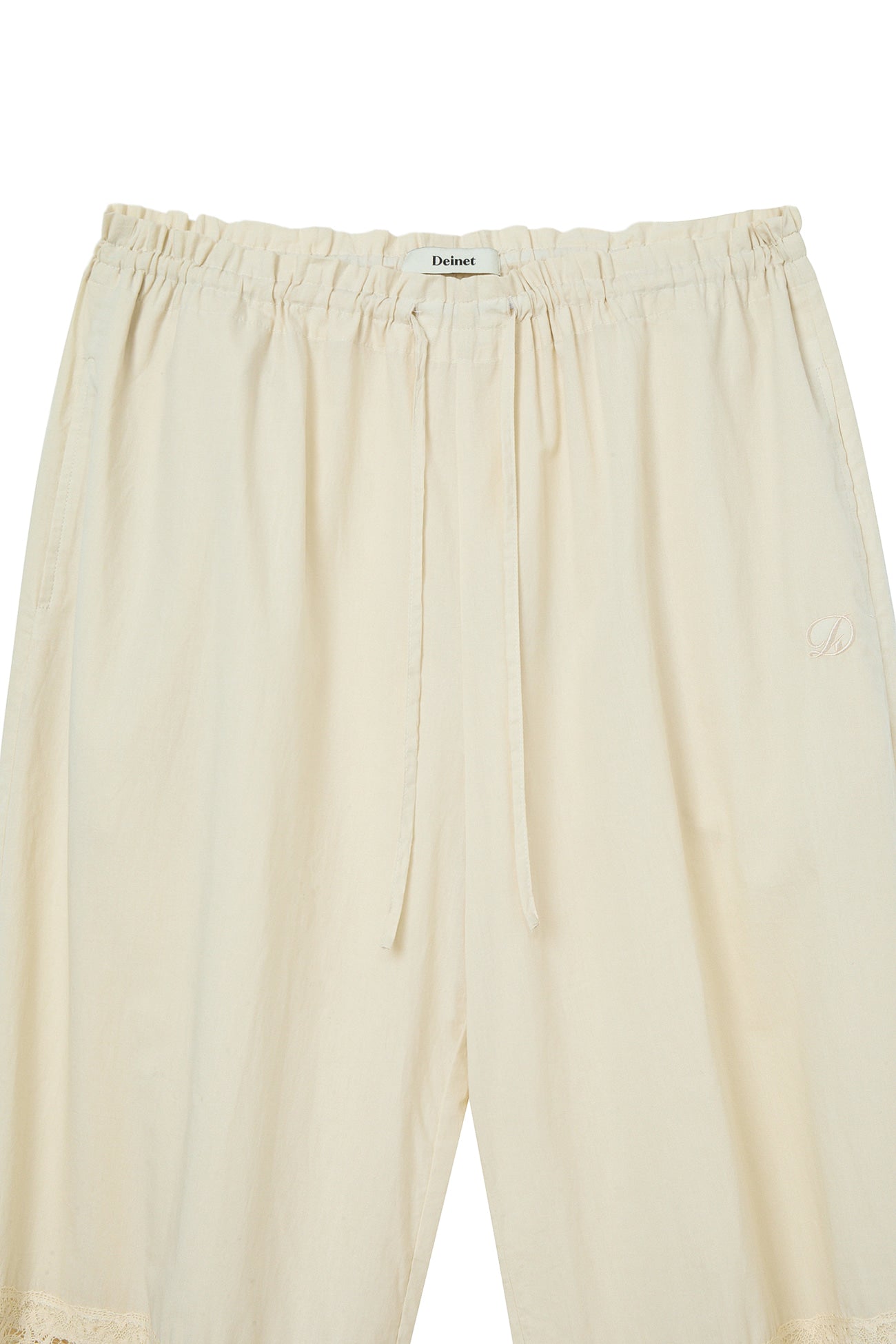 Deinet - Lace Detailed Balloon Pants (Oatmeal) product image 12 | TRAB K-Fashion Australia