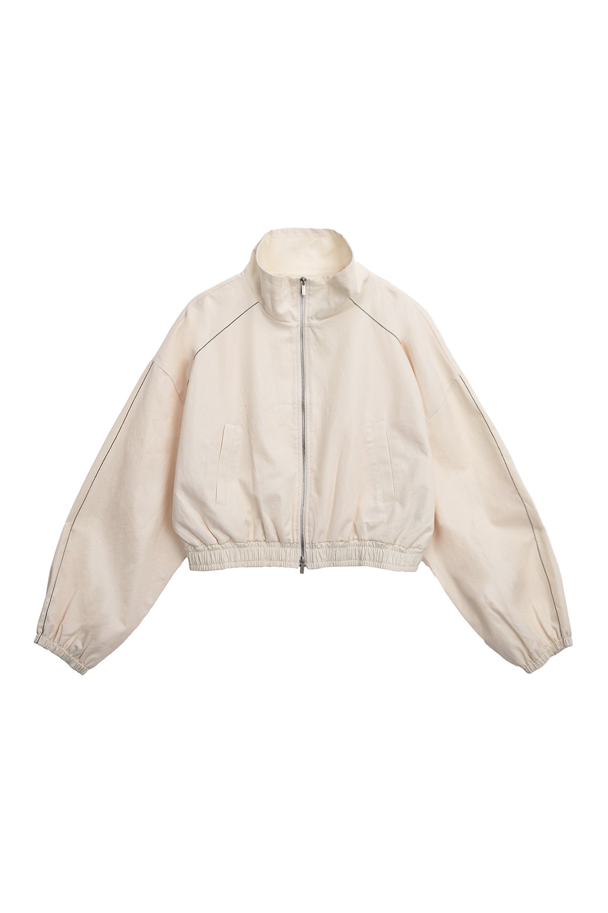 Matin Kim - Matin Rough Coating Crop Bomber (Cream) product image 5 | TRAB K-Fashion Australia