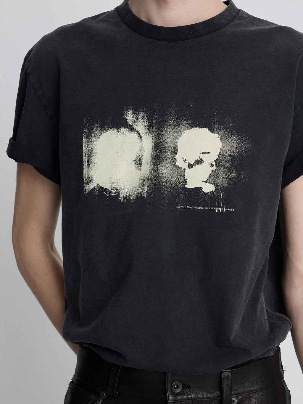 Tonywack - Garment Dyed Profiled T-Shirt (Faded Black) product image 7 | TRAB K-Fashion Australia