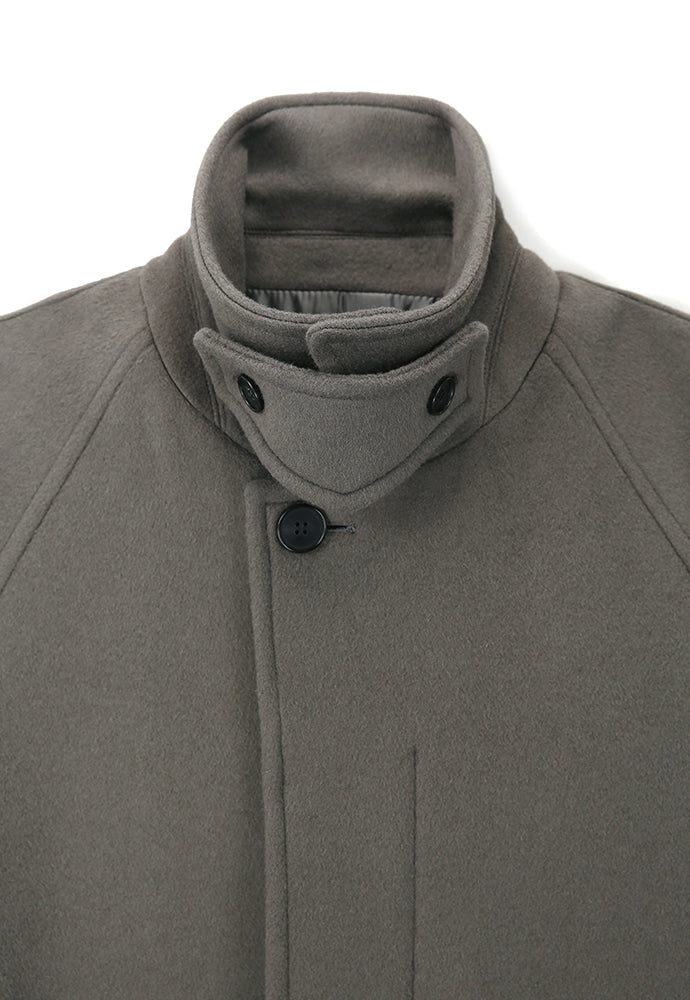 Art if acts - Cashmere Soutien Collar Coat (Moss Grey) product image 19 | TRAB K-Fashion Australia