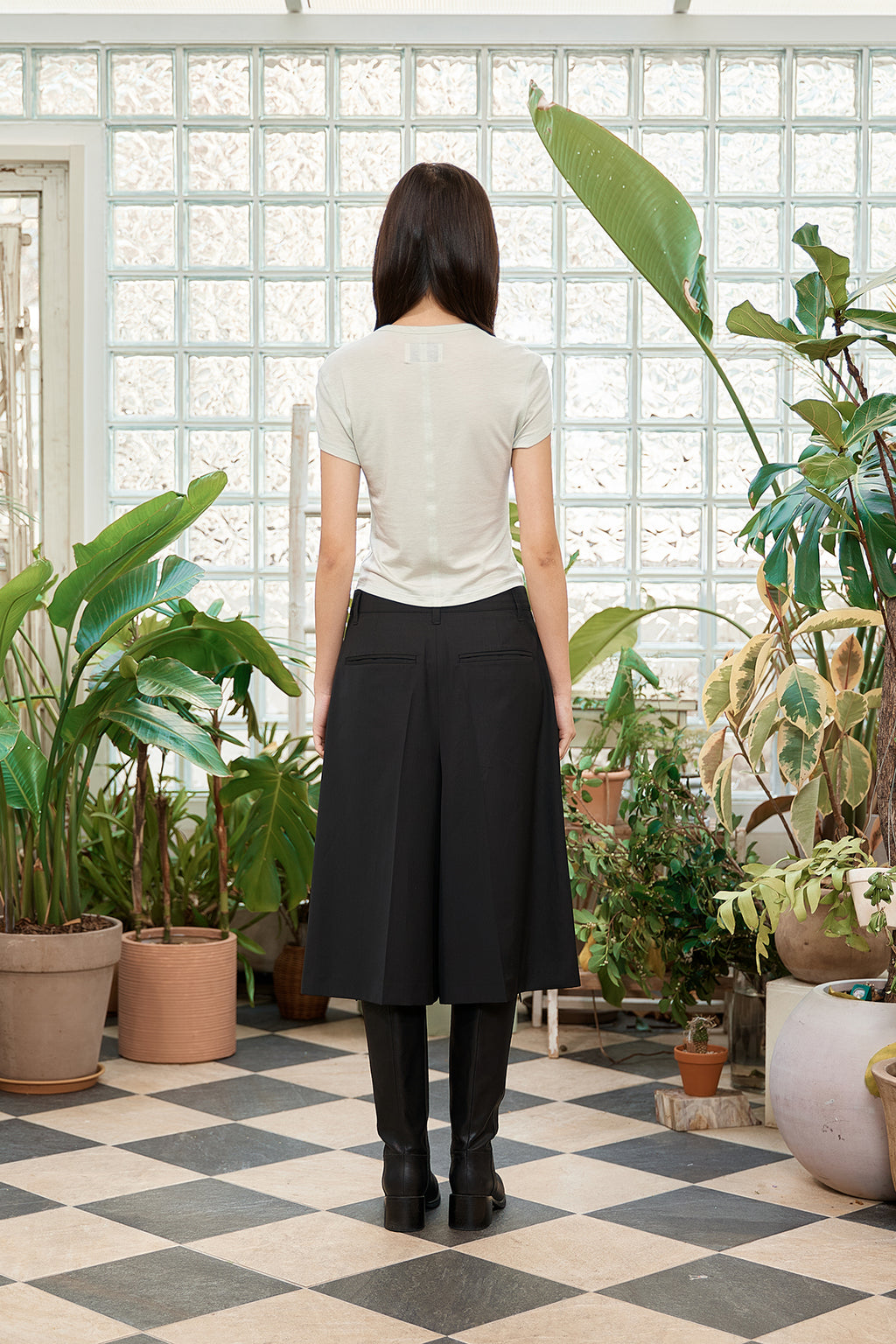 Matin Kim - Raglan Bolero Slim Top (Light Green) product image 8 | TRAB K-Fashion Australia