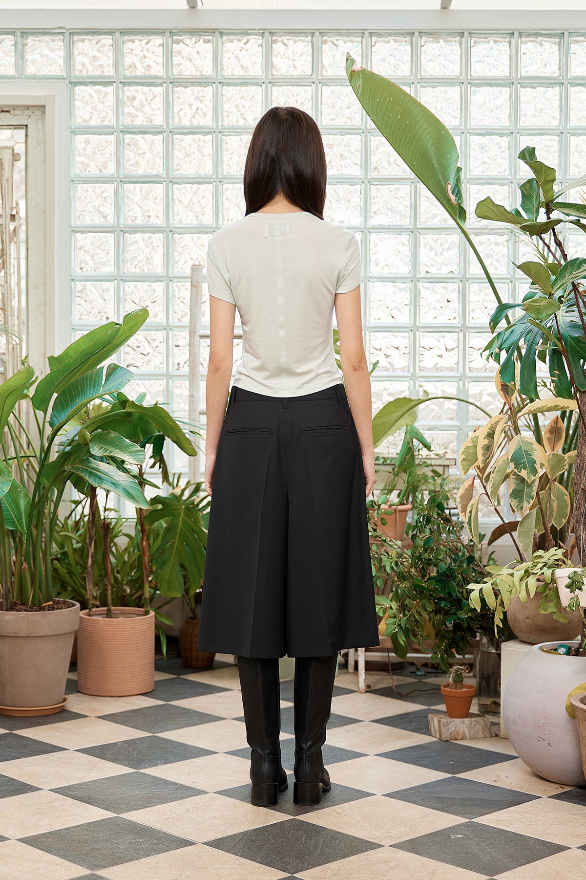 Matin Kim - Raglan Bolero Slim Top (Light Green) product image 8 | TRAB K-Fashion Australia
