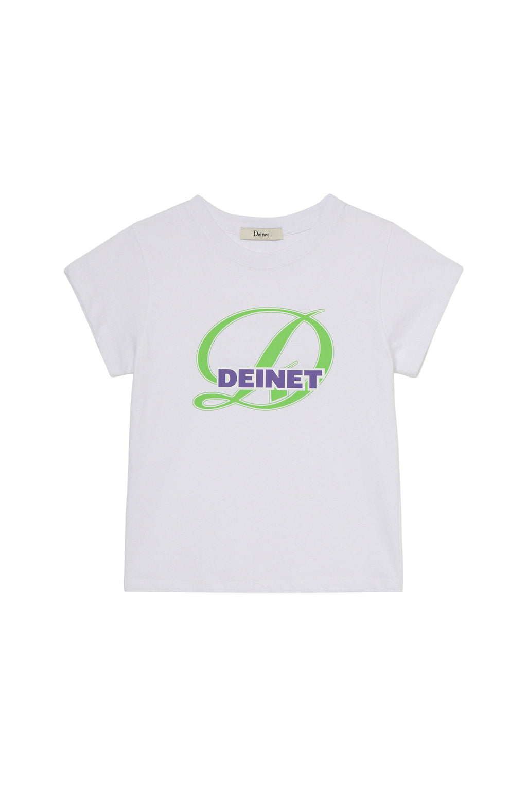 Deinet - Signature Logo Slim T-Shirt (White) product image 1 | TRAB K-Fashion Australia