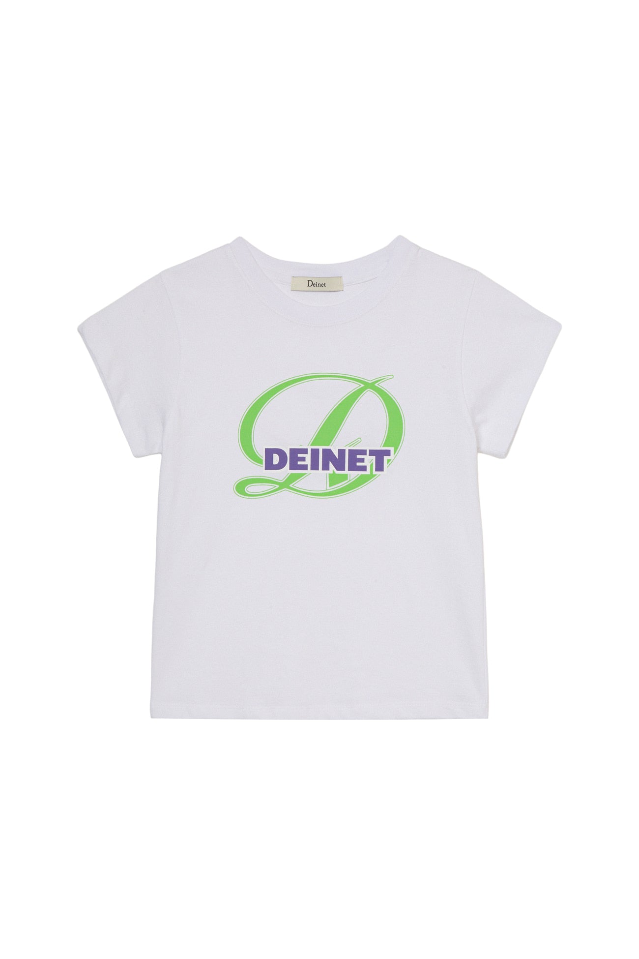 Deinet - Signature Logo Slim T-Shirt (White) product image 1 | TRAB K-Fashion Australia