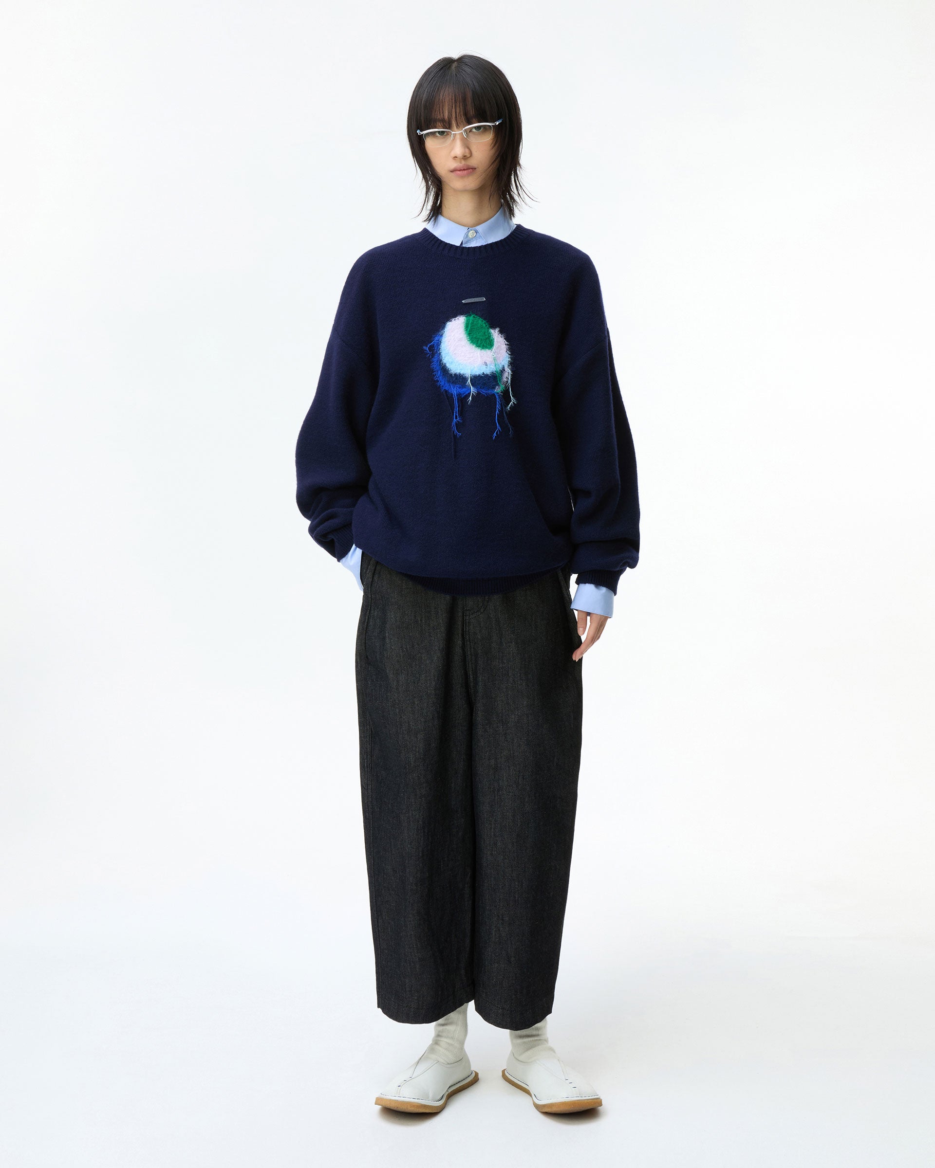 Ader Error - Dimension Ball Product. 128 (Navy) product image 1 | TRAB K-Fashion Australia