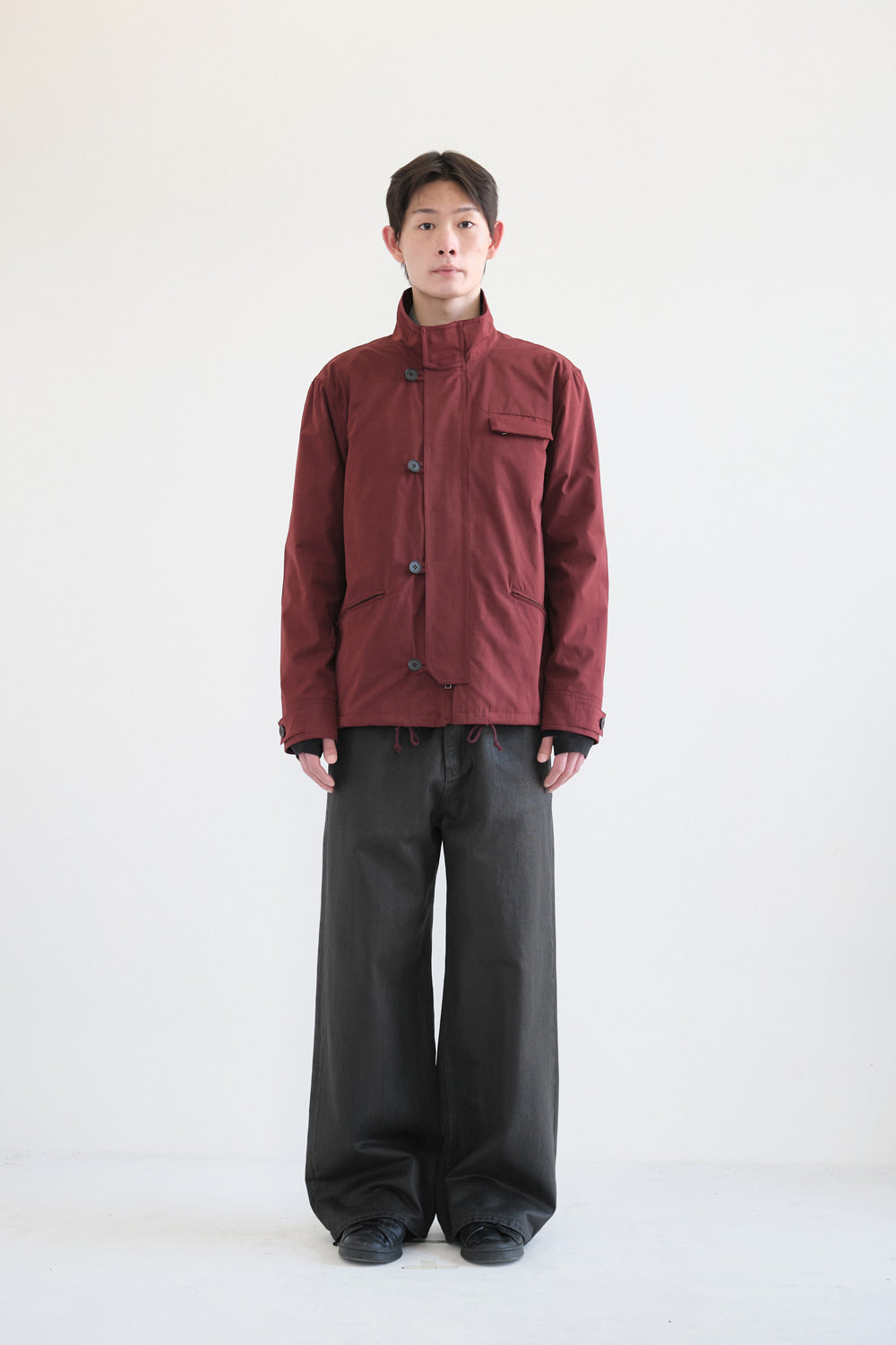 Hatchingroom - Regular Parka (Dark Red) product image 3 | TRAB K-Fashion Australia