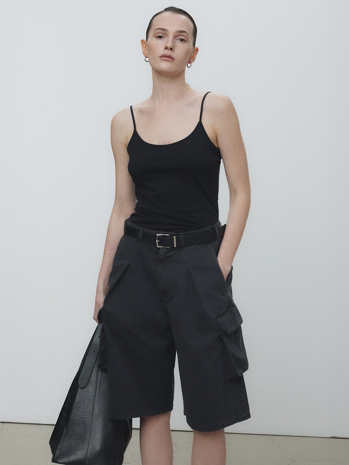 Tonywack - Garment-Dyed Cotton Cargo Shorts (Carbon) product image 3 | TRAB K-Fashion Australia