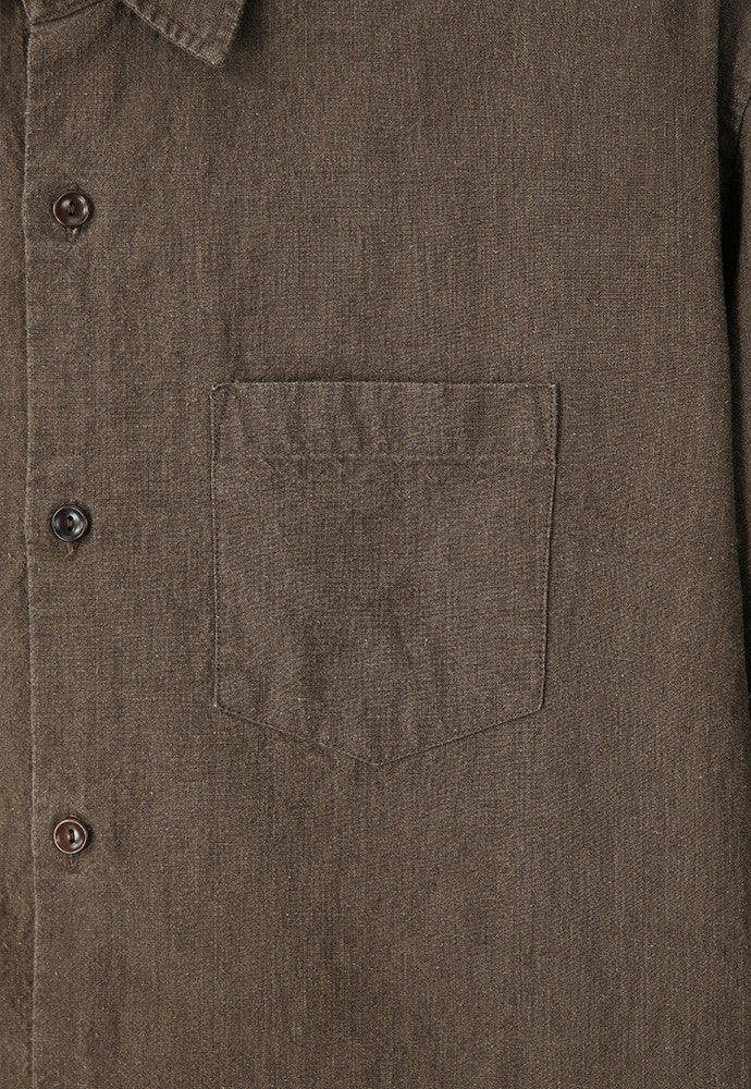 Art if acts - Washed Linen Shirt (Wood) product image 10 | TRAB K-Fashion Australia