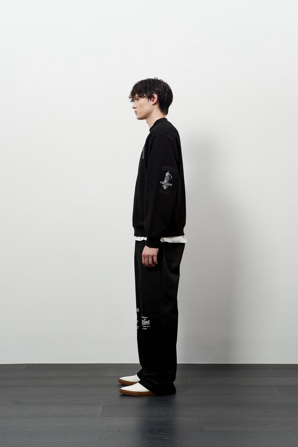 Stu - Printing Sweatshirt (Black) product image 3 | TRAB K-Fashion Australia