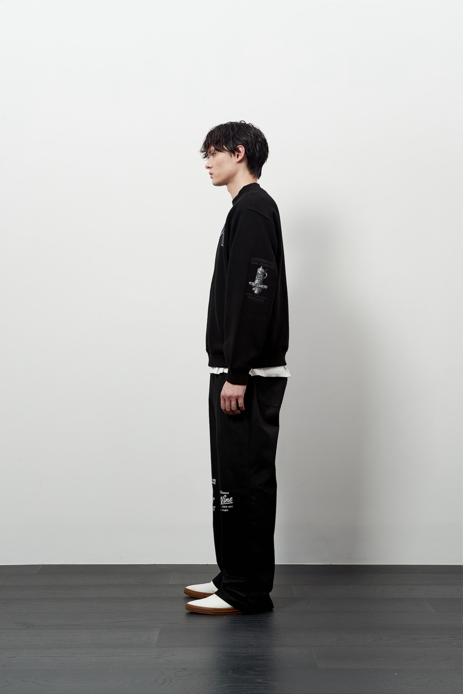 Stu - Printing Sweatshirt (Black) product image 3 | TRAB K-Fashion Australia