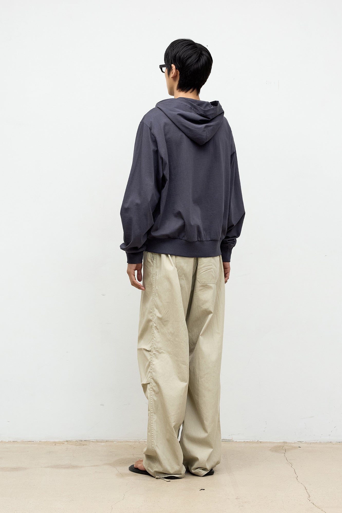 Coor - Drawstring Washed Cotton Pants (Washed Beige) product image 4 | TRAB K-Fashion Australia