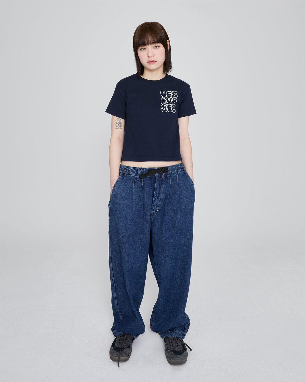 yeseyesee - C-Logo Kids Tee (Navy) product image 7 | TRAB K-Fashion Australia