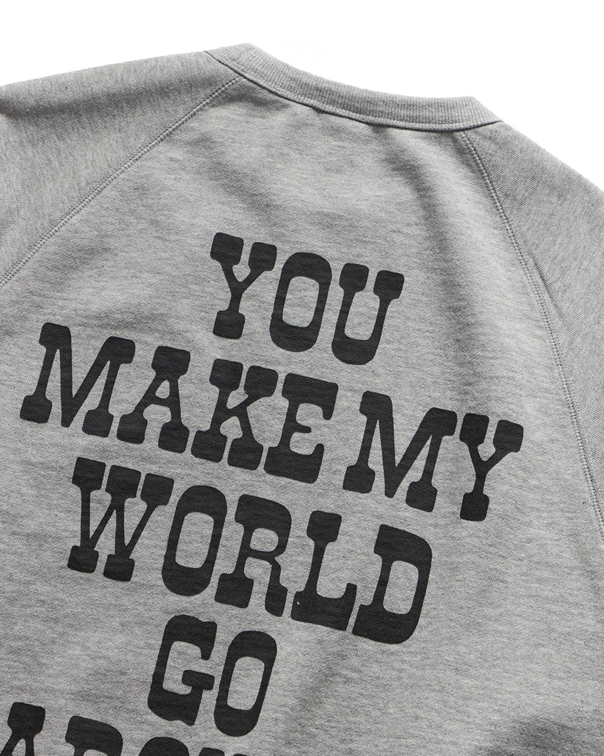 Eastlogue - Felix Classic Raglan Sweat Shirt (Melange Grey) product image 4 | TRAB K-Fashion Australia