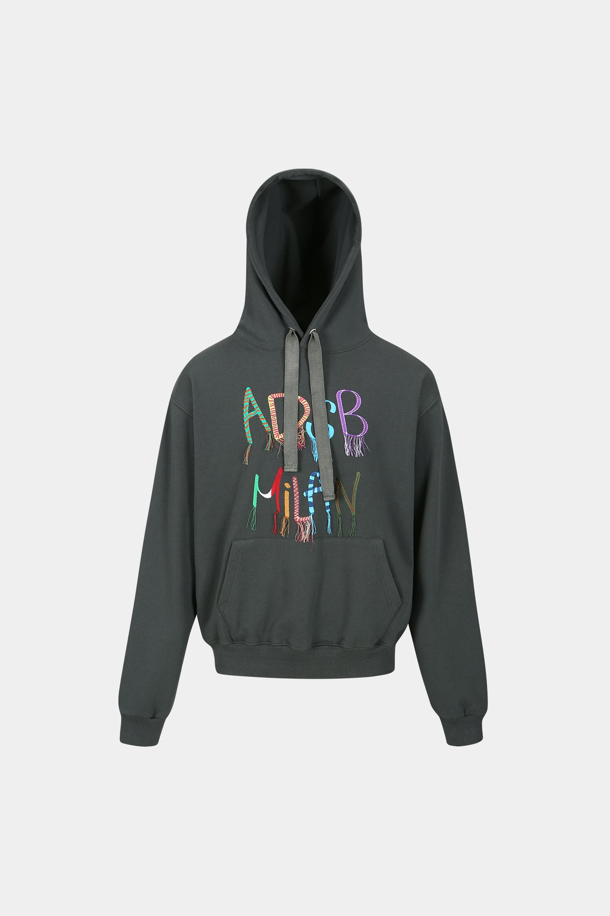 Andersson Bell - (essential) Unisex Adsb Milan Embroidery Hoodie (Charcoal) product image 8 | TRAB K-Fashion Australia