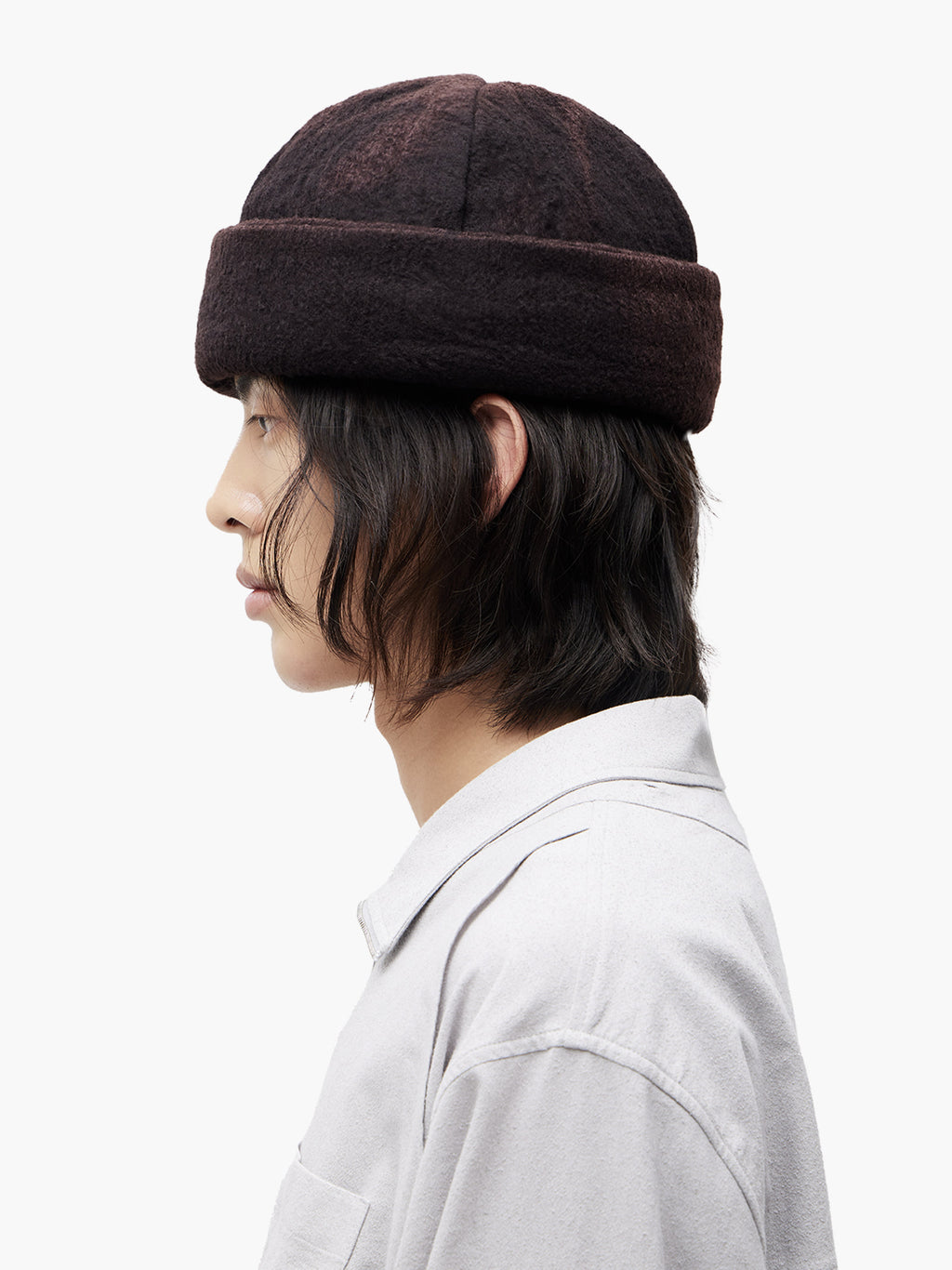 Jiyong Kim - Sun-Bleached Padded Hat (Black) product image 3 | TRAB K-Fashion Australia