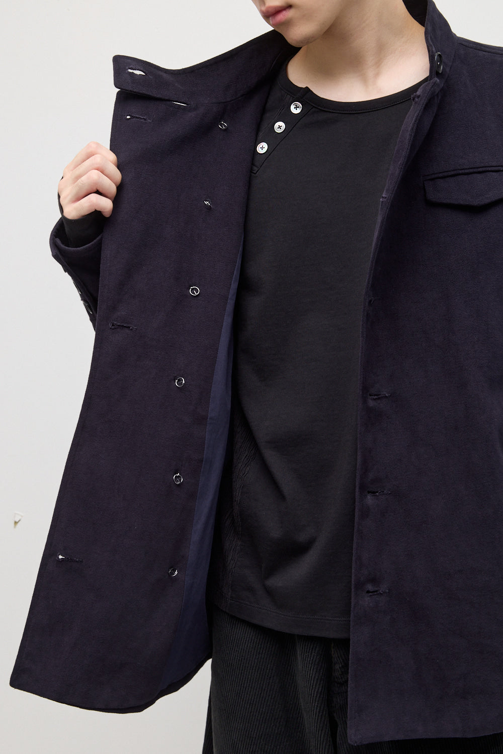 Hatchingroom - Fencing Coat (Dark Navy) product image 11 | TRAB K-Fashion Australia