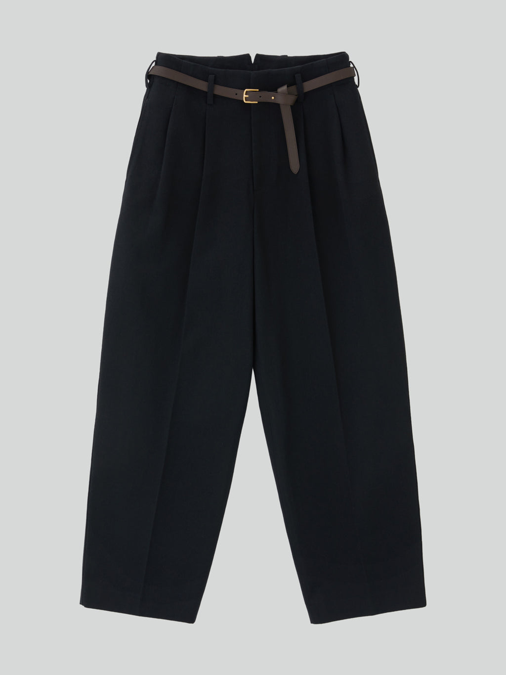 Recto - Quincy Wool Belted Pants (Black) product image 2 | TRAB K-Fashion Australia