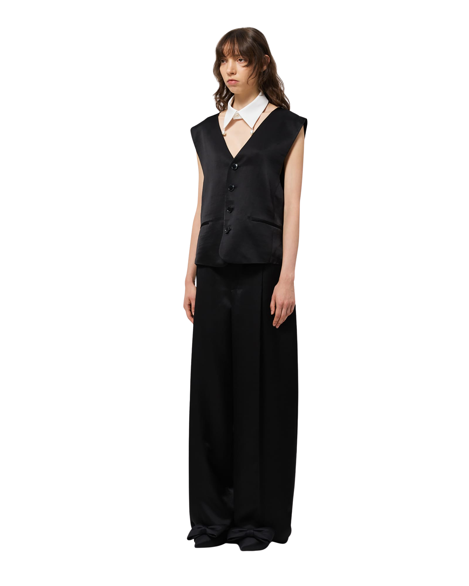 Kimhe Kim - Belted Wide Pants (Black) product image 14 | TRAB K-Fashion Australia