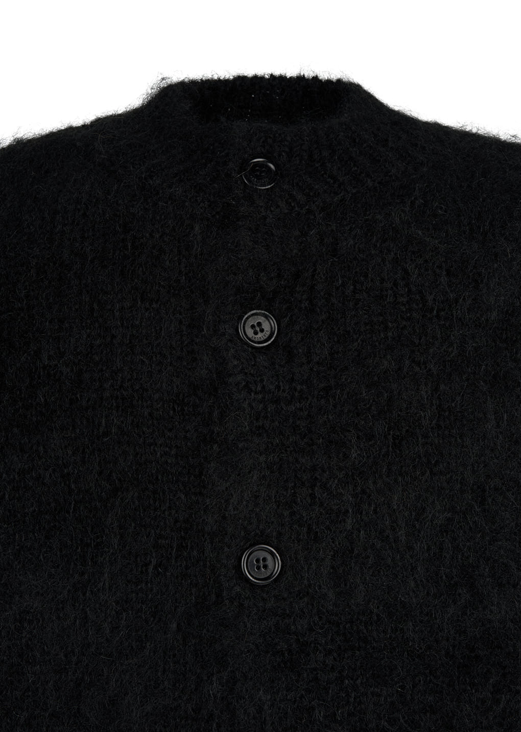 Amomento - men's mohair bulky cardigan (Black) product image 17 | TRAB K-Fashion Australia