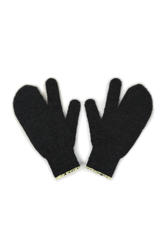 Art if acts - TEMBEA X Art if acts_ 3 Fingers Mitten (Charcoal) product image 2 | TRAB K-Fashion Australia