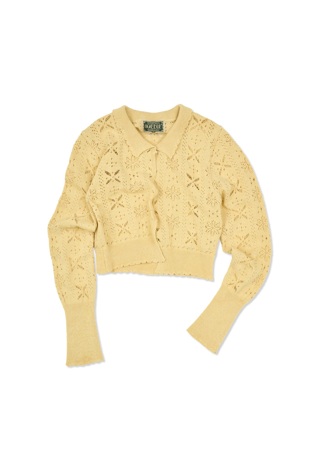 Ioedle - Flower Bomb Knit Cardigan (Yellow) product image 2 | TRAB K-Fashion Australia
