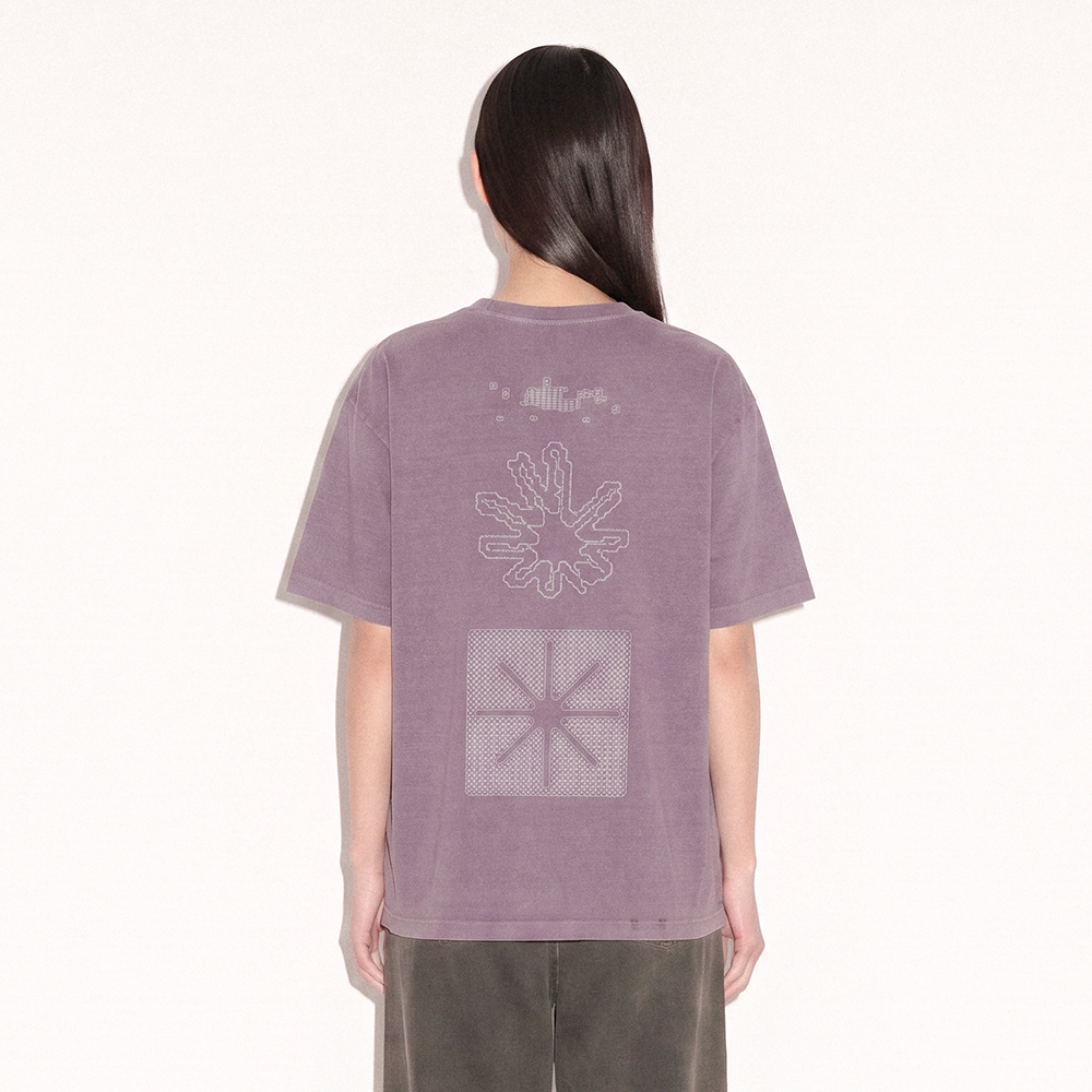 Towtow Archive - Squint Glow T-Shirt (Purple) product image 7 | TRAB K-Fashion Australia