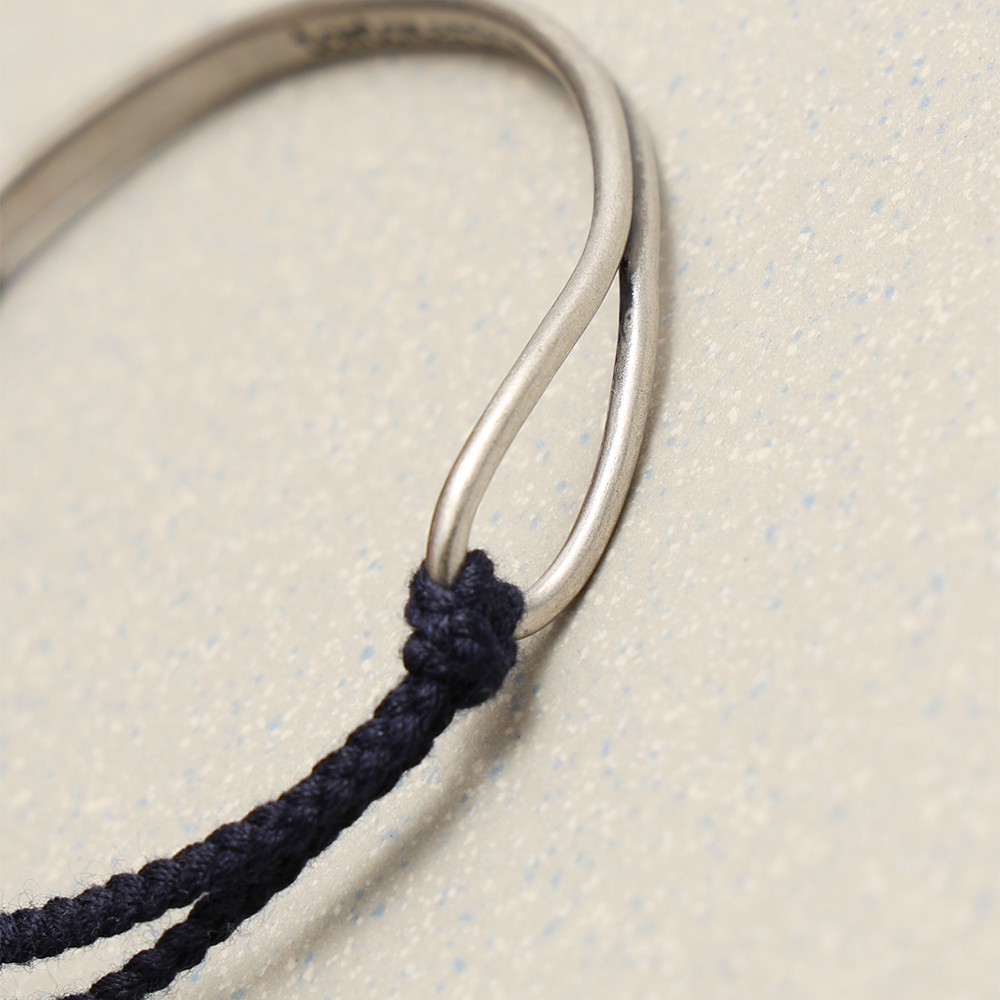 Towtow Archive - Braided Thin Half Bangle (Navy) product image 13 | TRAB K-Fashion Australia