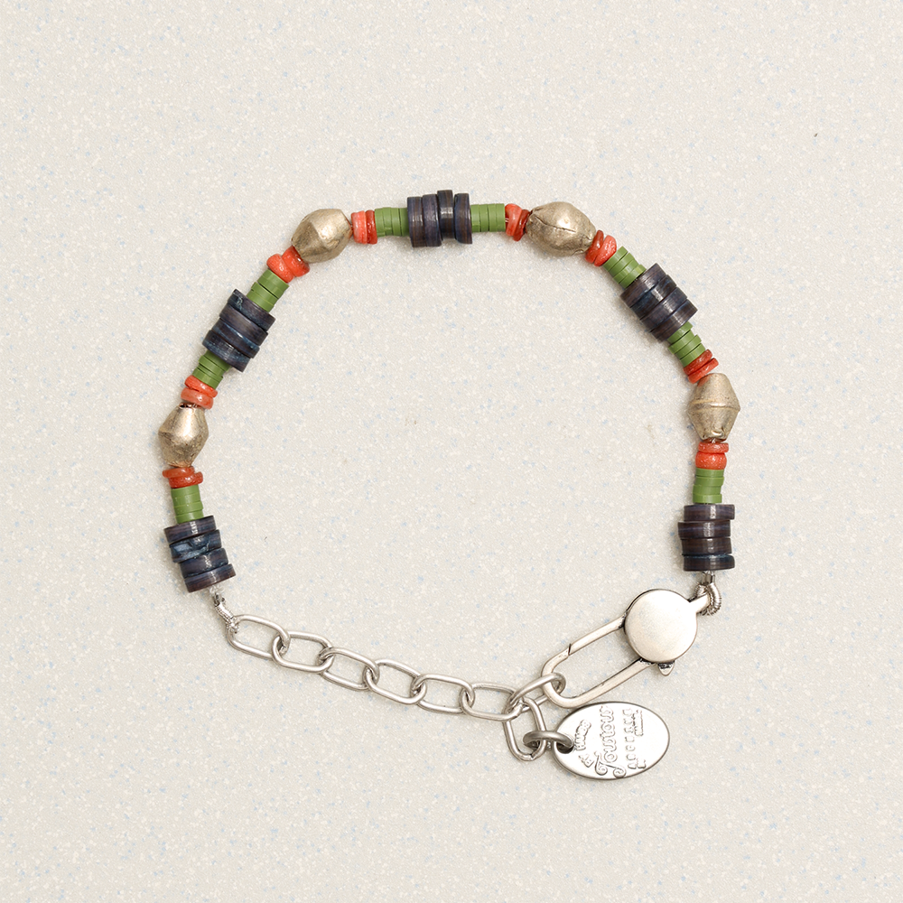 Towtow Archive - Cactus Shell Bracelet (Navy) product image 1 | TRAB K-Fashion Australia