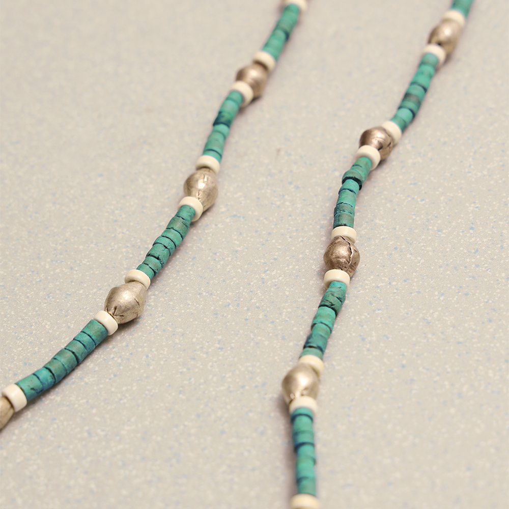 Towtow Archive - Eagle Charm Beads Necklace (Blue) product image 3 | TRAB K-Fashion Australia