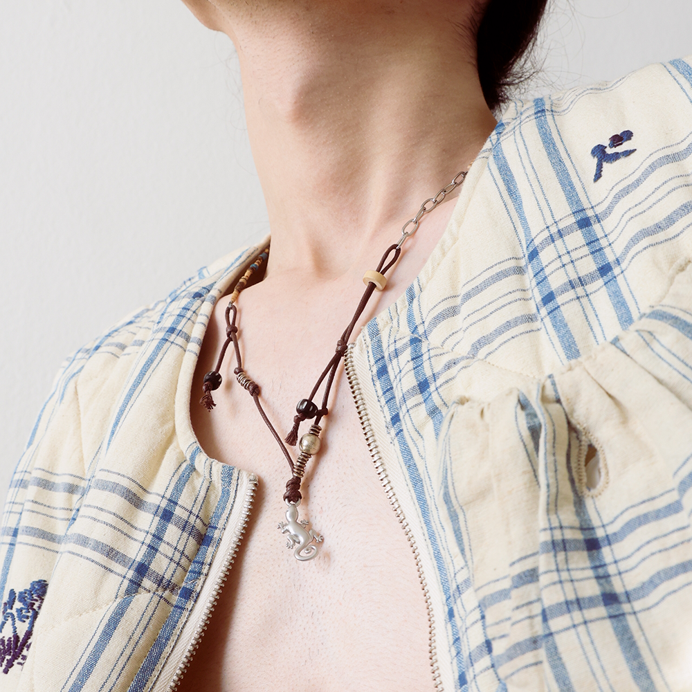 Towtow Archive - Lizard Mixed Beads Necklace Mix (OC) product image 6 | TRAB K-Fashion Australia