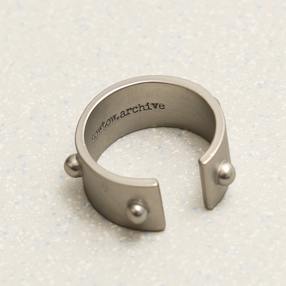 Towtow Archive - Millett Cuff Ring (Silver) product image 5 | TRAB K-Fashion Australia