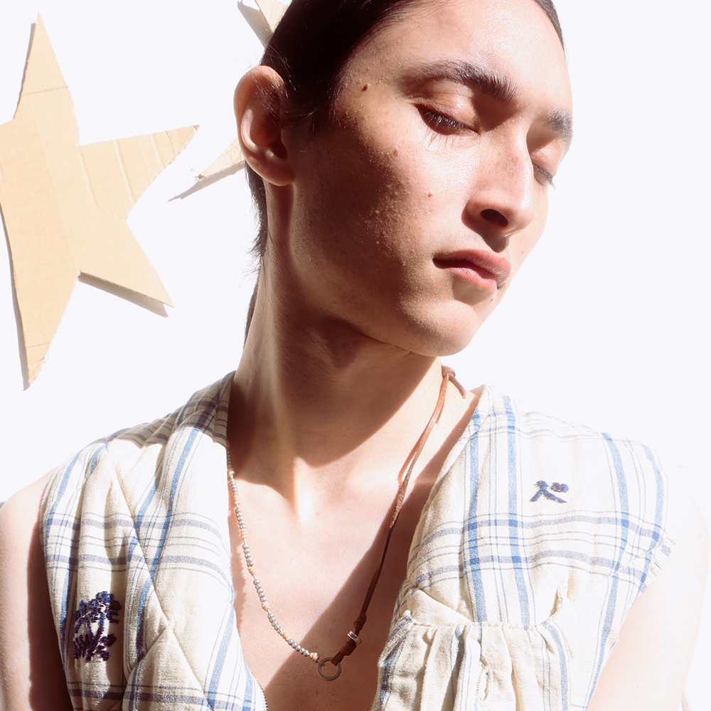 Towtow Archive - O-Ring Logo Half Necklace (Black) product image 12 | TRAB K-Fashion Australia