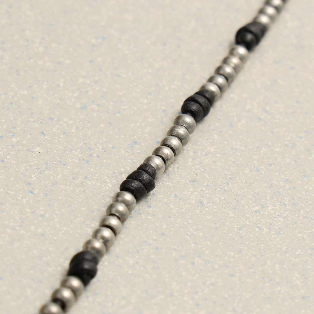Towtow Archive - O-Ring Logo Half Necklace (Black) product image 4 | TRAB K-Fashion Australia