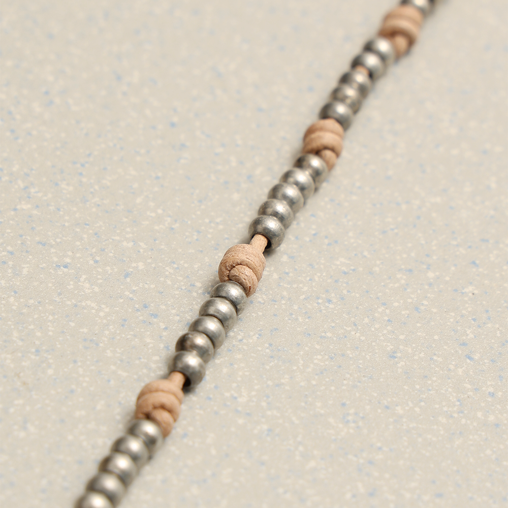 Towtow Archive - O-Ring Logo Half Necklace (Black) product image 3 | TRAB K-Fashion Australia