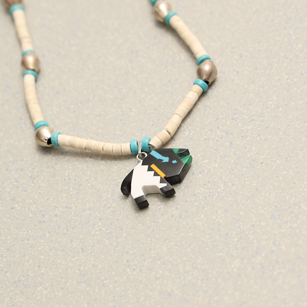 Towtow Archive - Rhino Charm Beads Necklace (Ivory) product image 2 | TRAB K-Fashion Australia