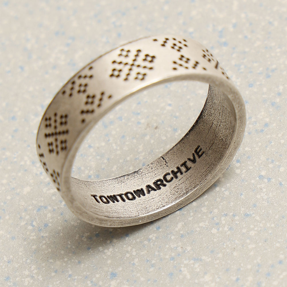 Towtow Archive - Sani Stamp Narrow Ring (OC) product image 3 | TRAB K-Fashion Australia