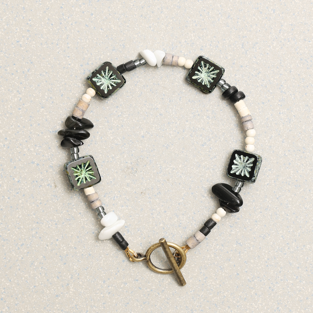 Towtow Archive - Square Sun Bracelet (Black) product image 9 | TRAB K-Fashion Australia