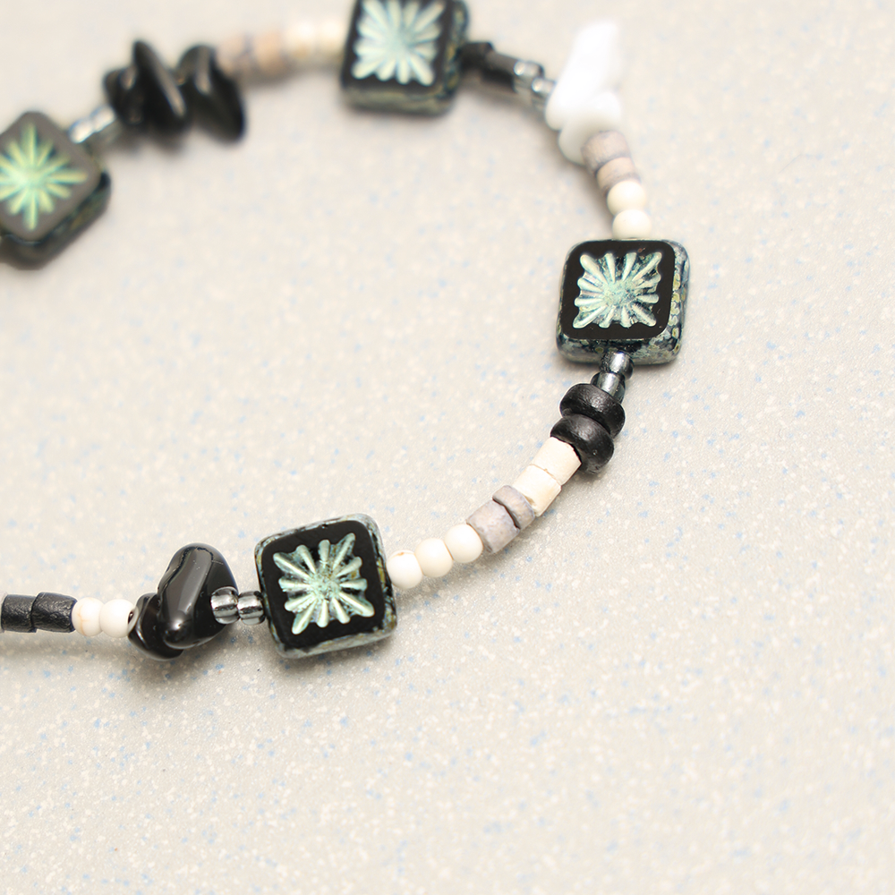 Towtow Archive - Square Sun Bracelet (Black) product image 4 | TRAB K-Fashion Australia
