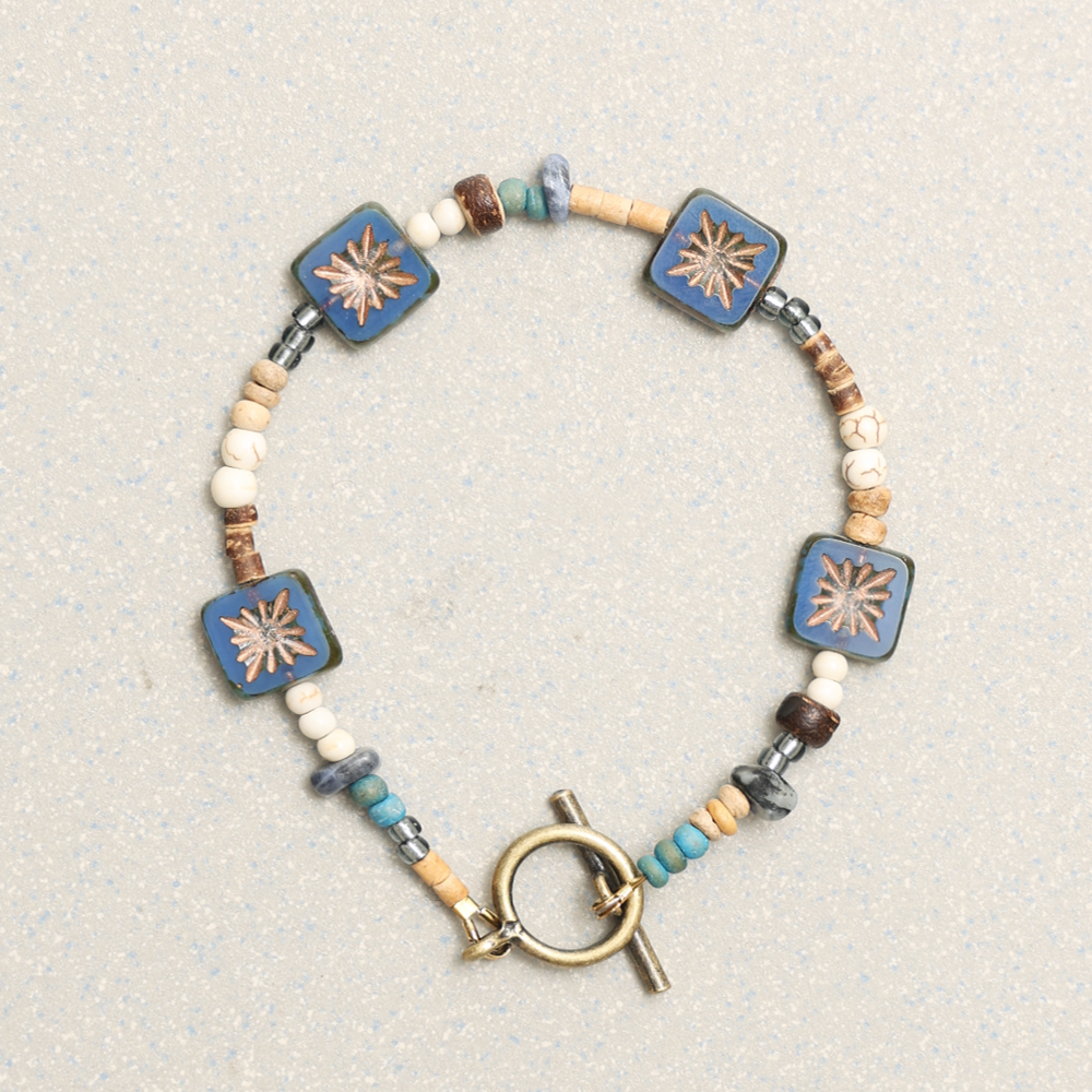 Towtow Archive - Square Sun Bracelet (Black) product image 2 | TRAB K-Fashion Australia