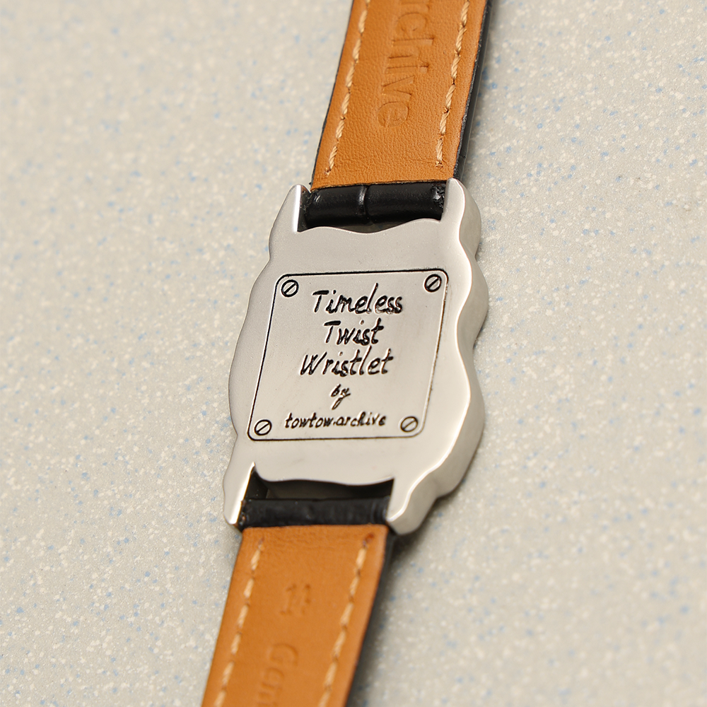 Towtow Archive - Timeless Twist Wristlet 4.0 (Brown & Silver) product image 9 | TRAB K-Fashion Australia