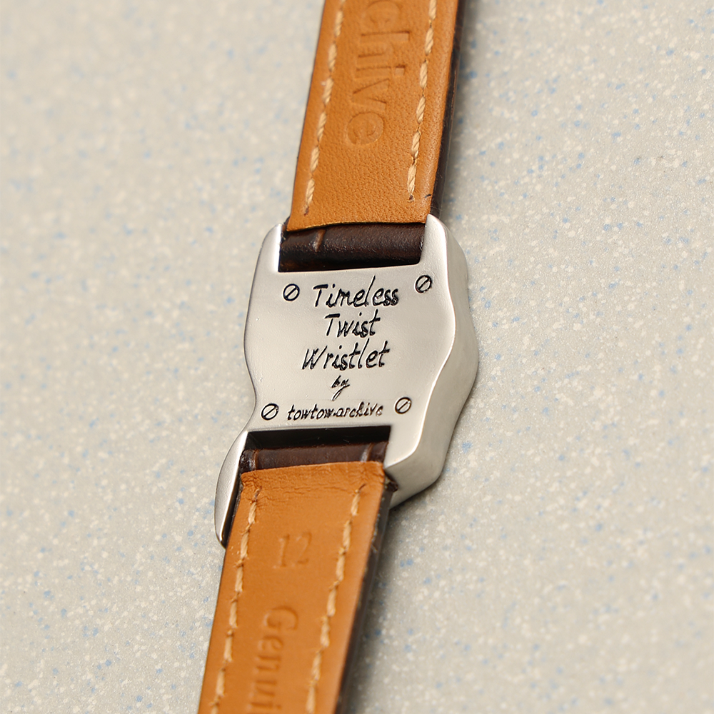 Towtow Archive - Timeless Twist Wristlet 5.0 (Black & Silver) product image 11 | TRAB K-Fashion Australia