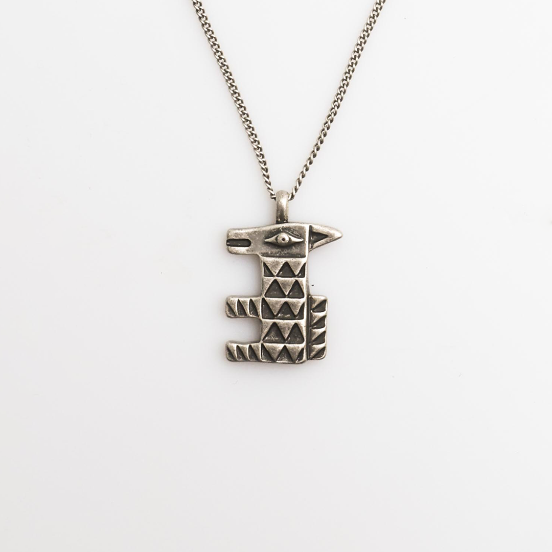 Towtow Archive - Watcher Totem Pendant Necklace Silver Burnish (OC) product image 1 | TRAB K-Fashion Australia