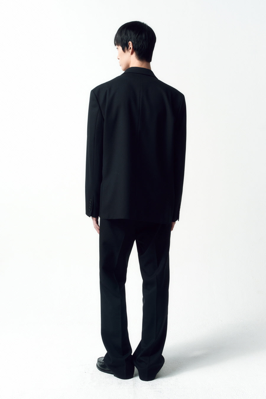 Insilence - Wool Semi Flare Pants (Black) product image 3 | TRAB K-Fashion Australia