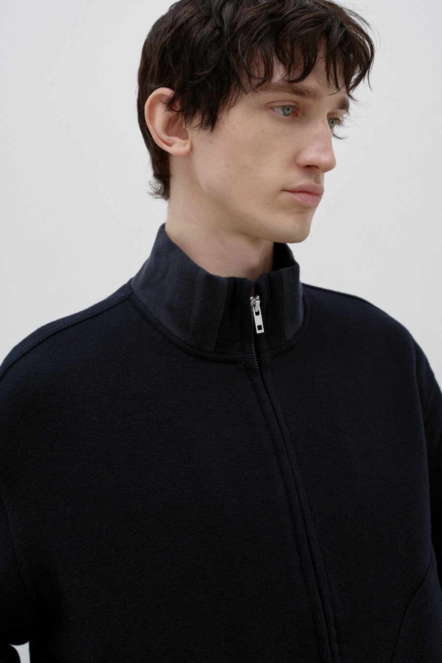 Insilence - Tasmania Wool Tanker Jacket (Navy) product image 5 | TRAB K-Fashion Australia