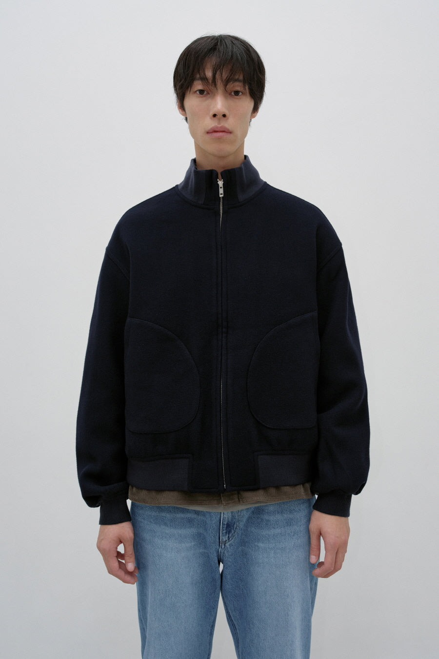 Insilence - Tasmania Wool Tanker Jacket (Navy) product image 10 | TRAB K-Fashion Australia