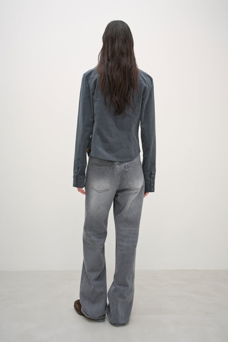 Insilence - Classic Washed Denim (Light Grey) product image 6 | TRAB K-Fashion Australia