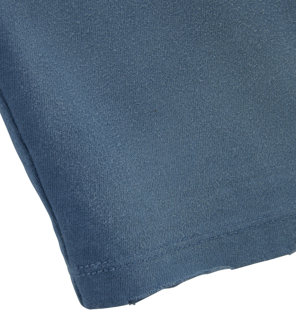 Llege - Garment Dyed Long Sleeve Loose T-Shirt (Washed Blue) product image 4 | TRAB K-Fashion Australia